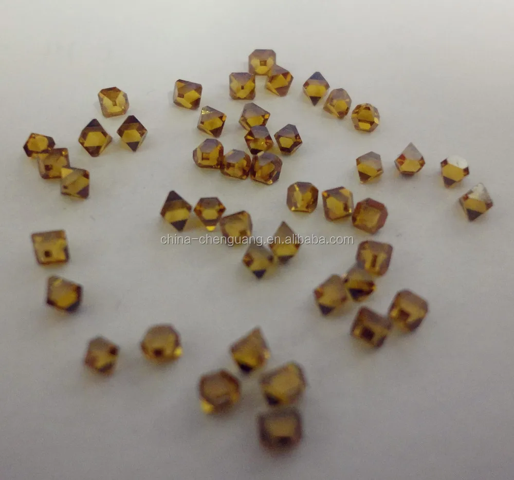 Pale Yellow Rough Diamond Single Point Diamond 18 20 Synthetic