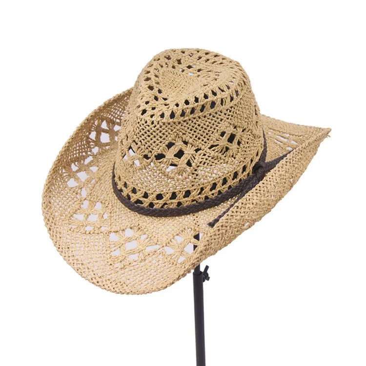 Wholesale Summer Hollow Straw Mexico Cowboy Hat Buy Summer Cowboy Hat