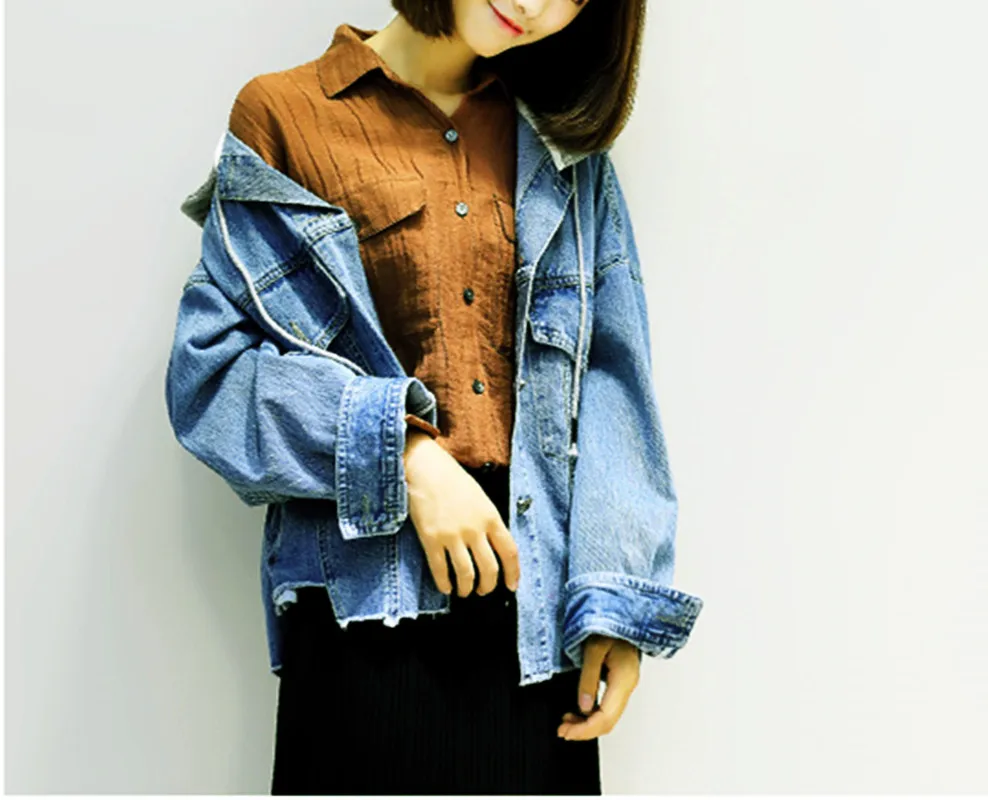 korean fashion denim jacket