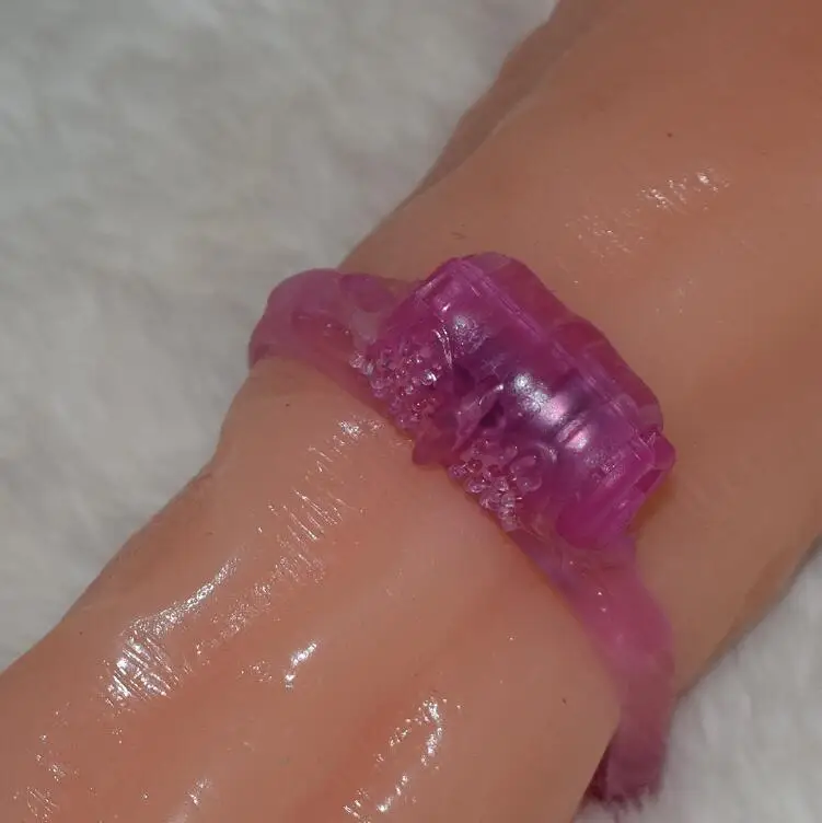 TPE pussy stimulate ring wholesale button vibrating penis ring low price cock ring with vibrator