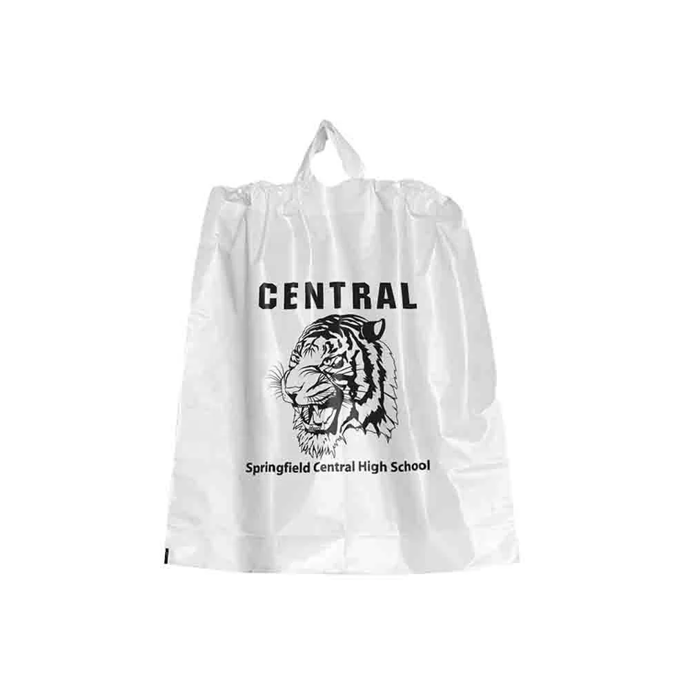 Promotional Wholesale Cheap Custom Printed Gym Sports Backpack Ldpe Plastic Custom Drawstring ...