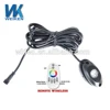 Truck wheel decoration lights 12v single pod DIY IP68 logo auto driving led rock lighting