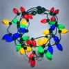 OEM wholesale Halloween Christmas colorful light bulb LED necklace