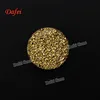 Copper Color Round Natural Agate Druzy Stone