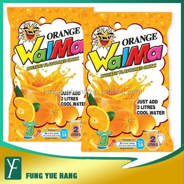 Instant 60g/sachets Orange Flavor Fruit Juice Drink Powder Buy Drink