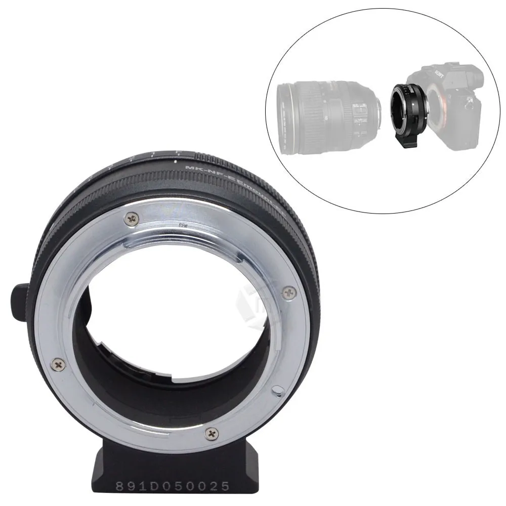 Mcoplus MK-NF-E Mount Adapter for Nikon F-mount Lens toSony Mirrorless NEX E-mount Camera