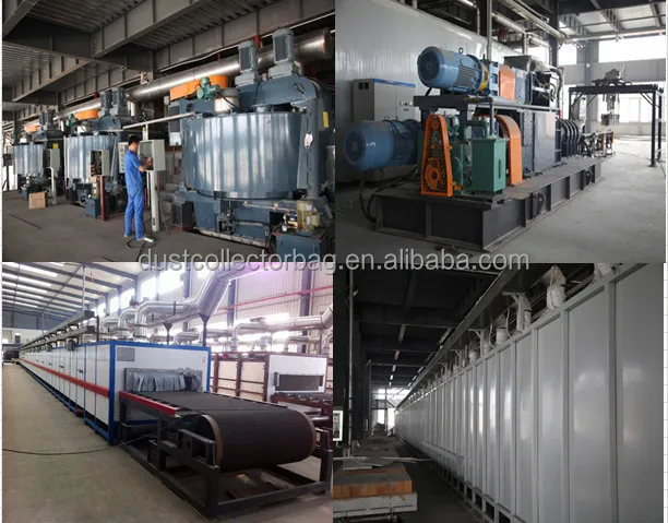 PTFE membrane for Cement plant NOMEX filter cloth dust collector baghouse nomex filter bag