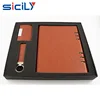 Alibaba STOCK Business Travel Gift Set Office Customized USB Kit with Notebook, Name Card Holder and Key Chain