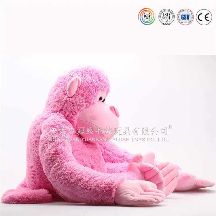 バナナピンクの色でぬいぐるみの長い髪と手のサルのおもちゃ Buy ぬいぐるみ猿でバナナ Product On Alibaba Com