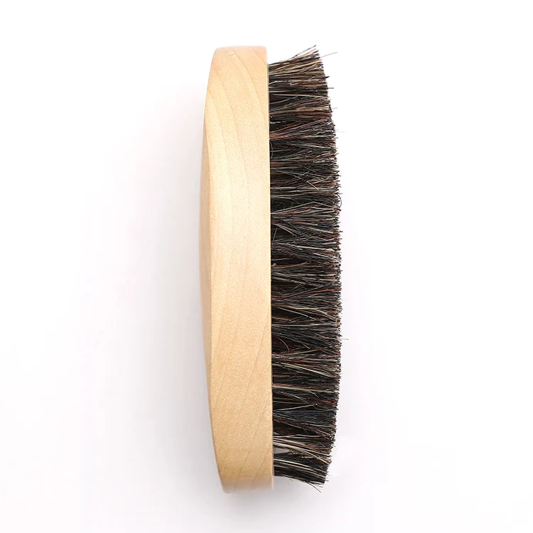 boars hair beard brush