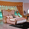 Italy style royal luxury classic designs wooden carving king size or queen size bedroom furniture