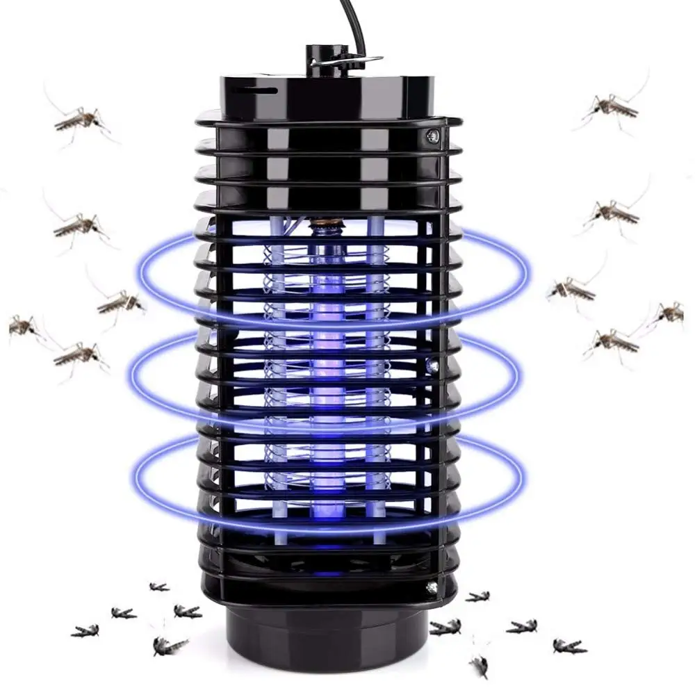 ERTIANANG Electronic Mosquito Killer Lamp Insect Zapper Bug Mosquito Killer Fly Stinger Pest Zapper Fly Control UV light Trap Lamp US Plug