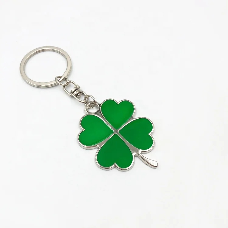 Promotional Metal Hard Enamel Luck Green Clover Shape Keychain Four Leaf Key Holder Buy Clover Shape Keychain Hard Enamel Keychain Four Leaf Key Holder Product On Alibaba Com