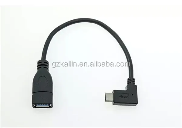 Type C 3.1 right angle to usb3.0 otg cable - ANKUX.COM