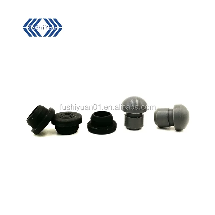 Custom Molded Threaded Hole Plug Rectangular Sealing Silicone Rubber