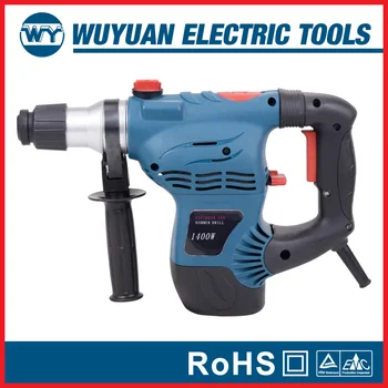 1400w 30mm Electric Power Rotary Hammer Drill Three Function With