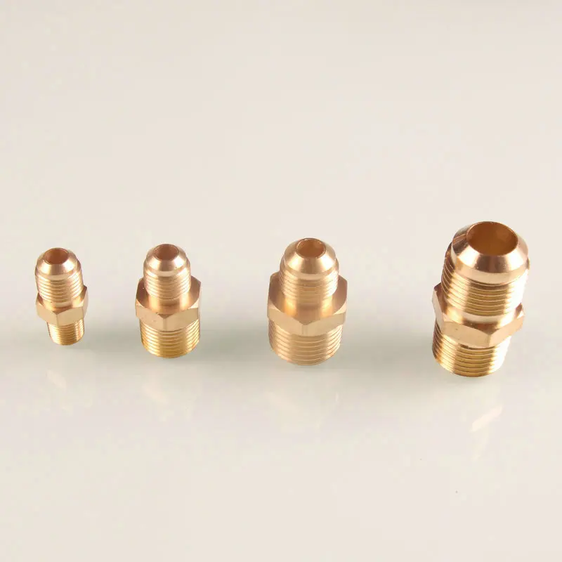 Brass Copper Refrigeration Flare Nuts Brass Flare Long Nut Used