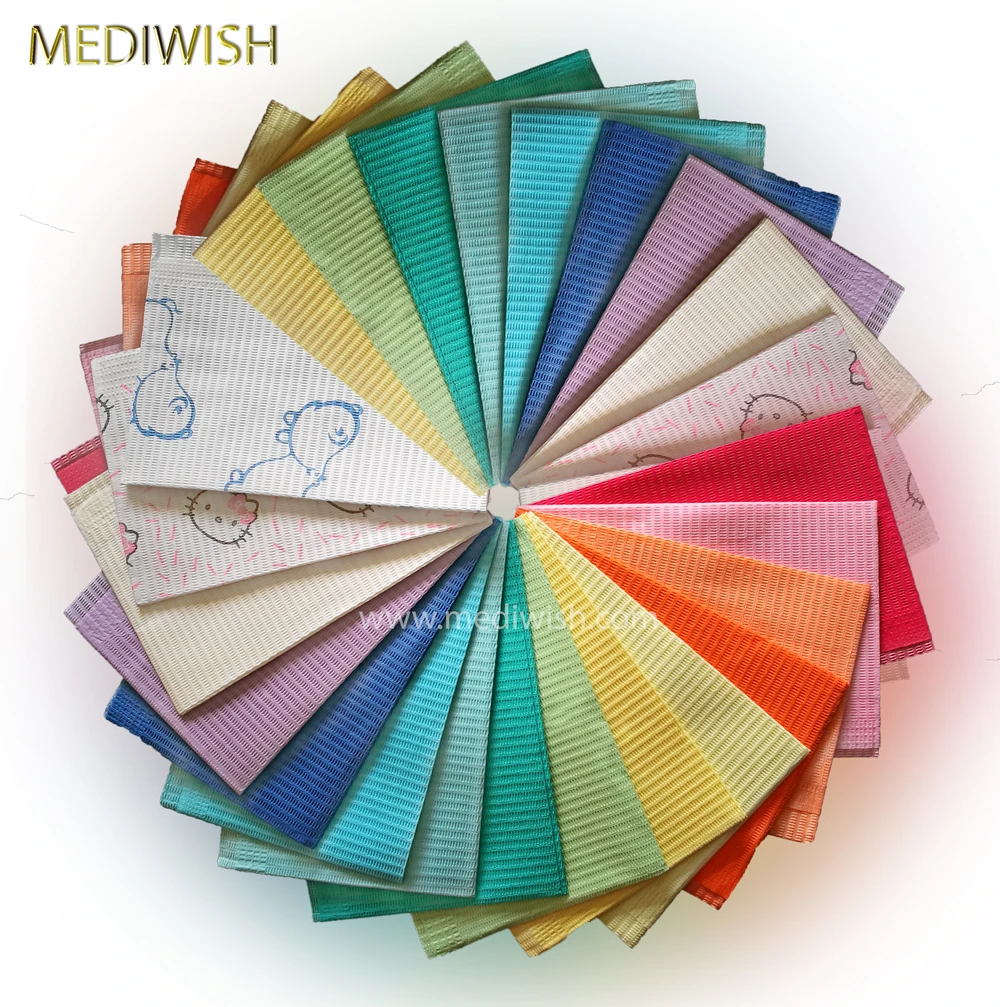 New colors paper bibs for children