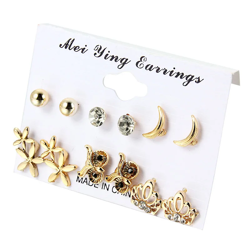 small stud earrings set