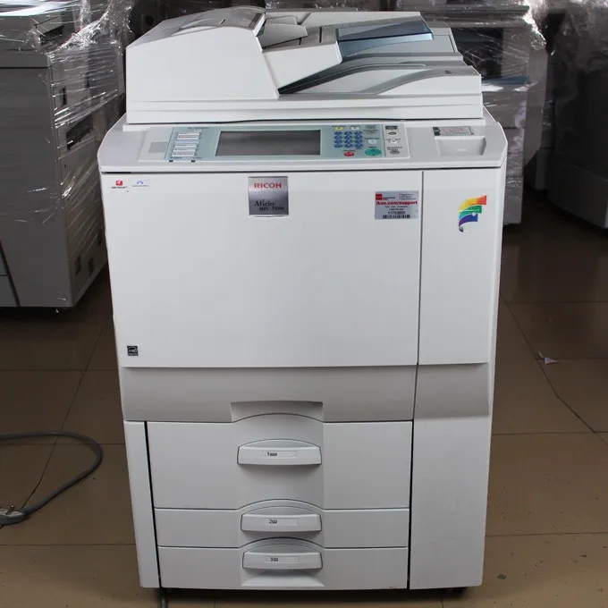 used photocopiers for ricoh colour option printing press printer,good quality used copiers MPC7500