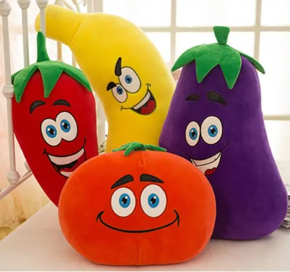 plush toy fruits and vegetables