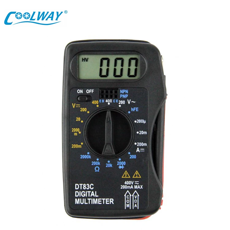China Factory Professional Auto Range Precision Handheld Digital Multimeter Brands High Quality Conductive Carbon Ink