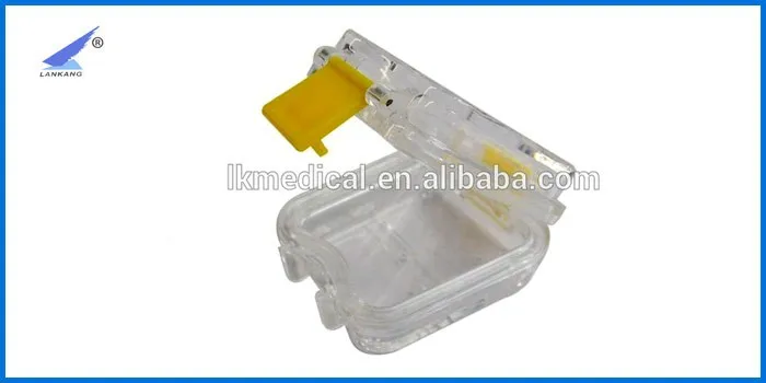 Clear Transparent Plastic tooth teeth Dental Crown Box / dental pillow box