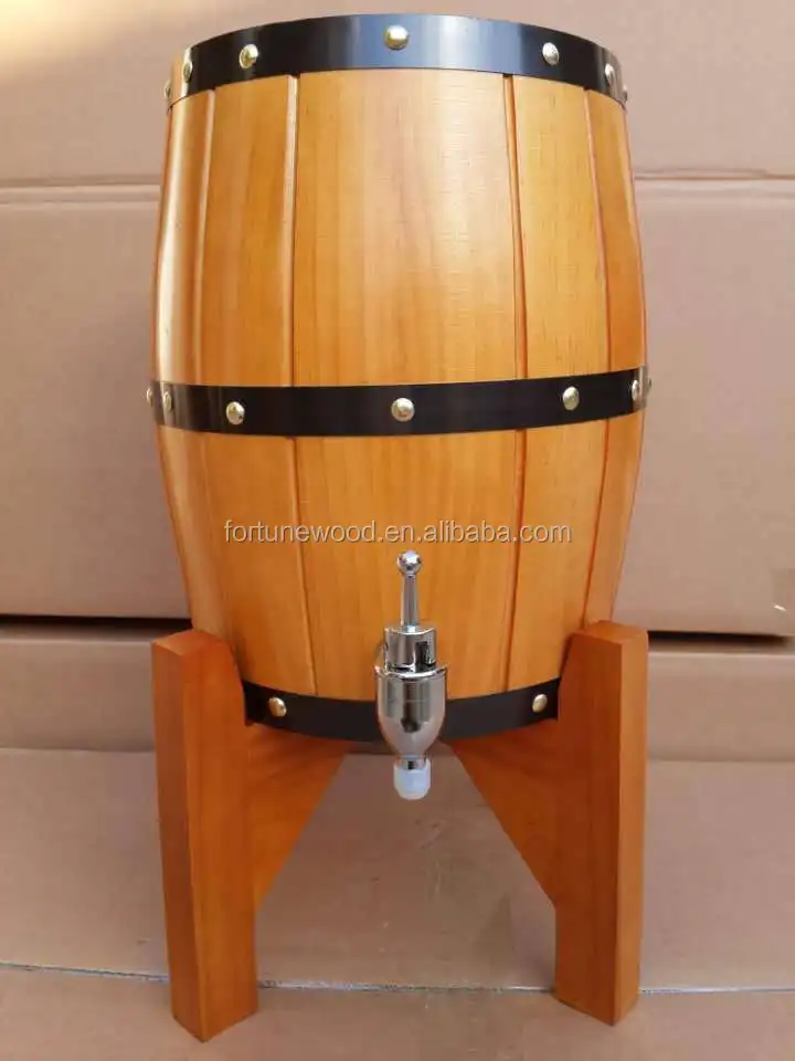 3l/5l Pine Wood Barrel F D A Tap For Wine Whisky Buy 3l 5l Pine Wood