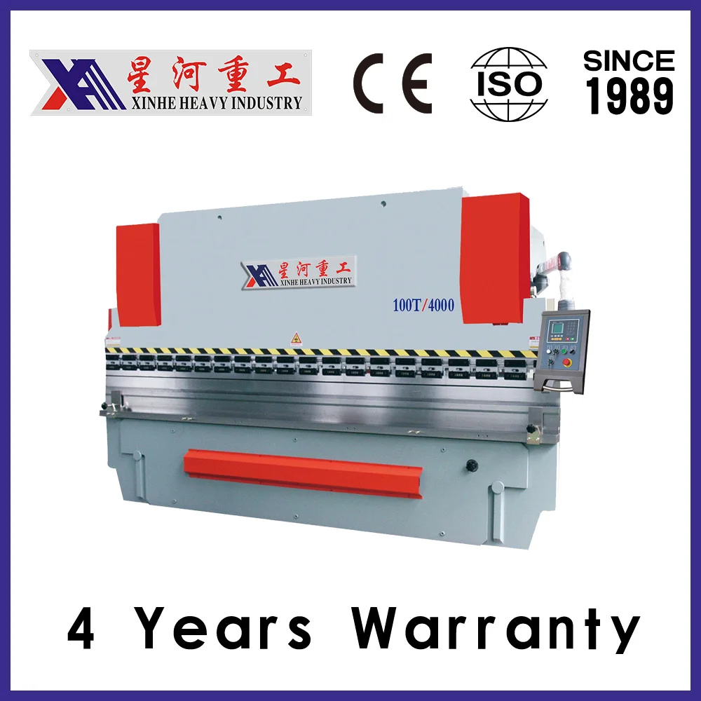 Wc67k160t/4000 Cnc Press Brake With Estun E21 And Crowning Compensation For 6 Mm Ms And