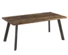 real pine wood dining industrial style table for restaurant dining room