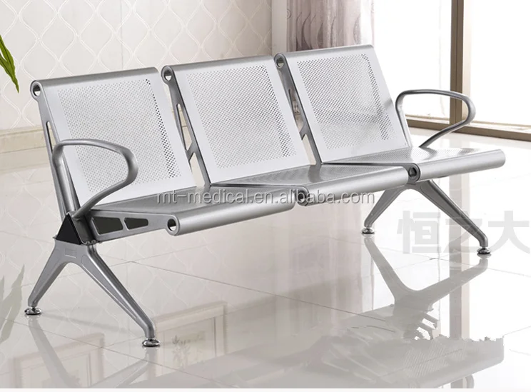 3-seater public waiting chair for hospital and air port
