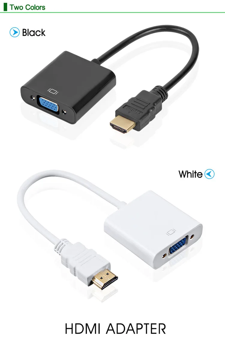 hdmi to vga converter adapter cable