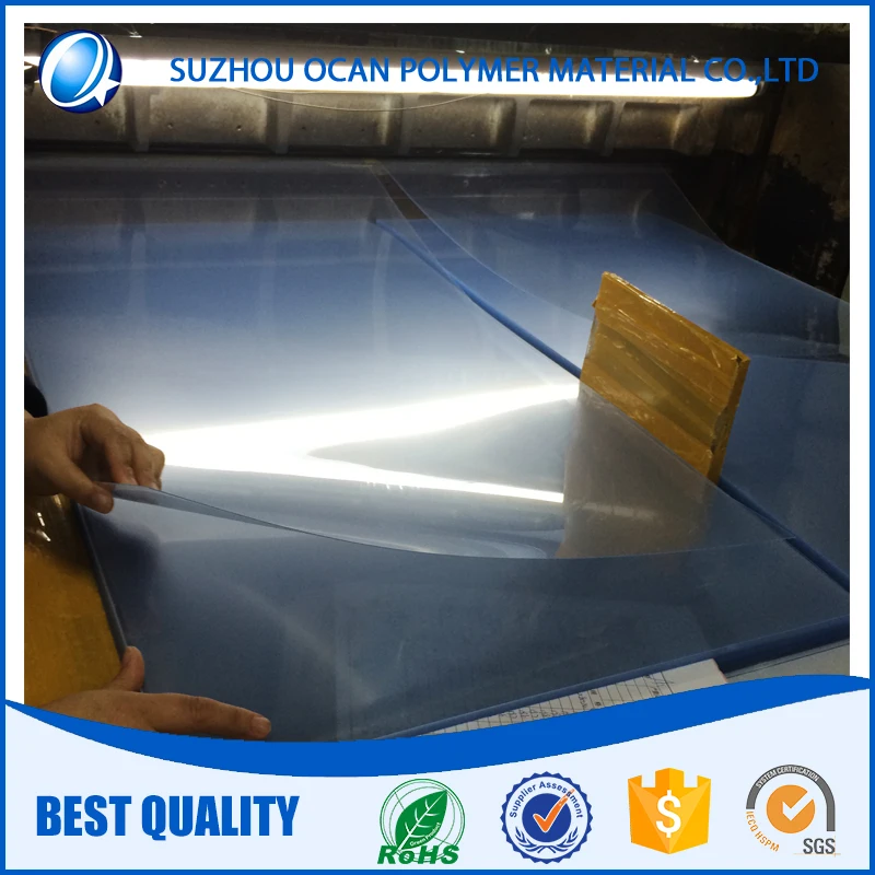 Thin Clear Hard Pvc 0.4mm Plastic Sheet For Silk Screen Printing Buy