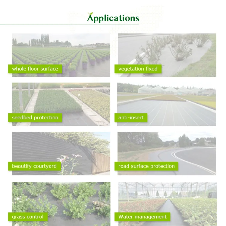 90gsm black PP woven plastic weed mat for agriculture ground cover products
