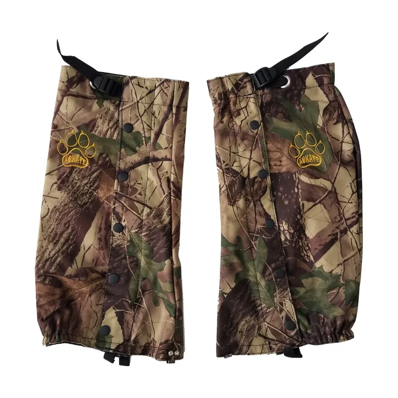 High Quality Camo Tricot Hunting Leg Gaiters For Hunting And Hiking Leg