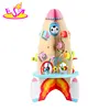 New hottest preschool multi rocket wooden infant learning toys for kids ages 1 and up W12D077