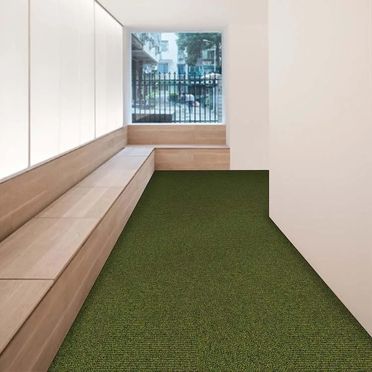 solution dyed Nylon tufted loop pile pvc backing commercial carpet runner