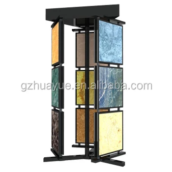 Swing Flooring Metal Tiles Display Stand Tile Rack Swing Flooring Metal Tiles Display Stand