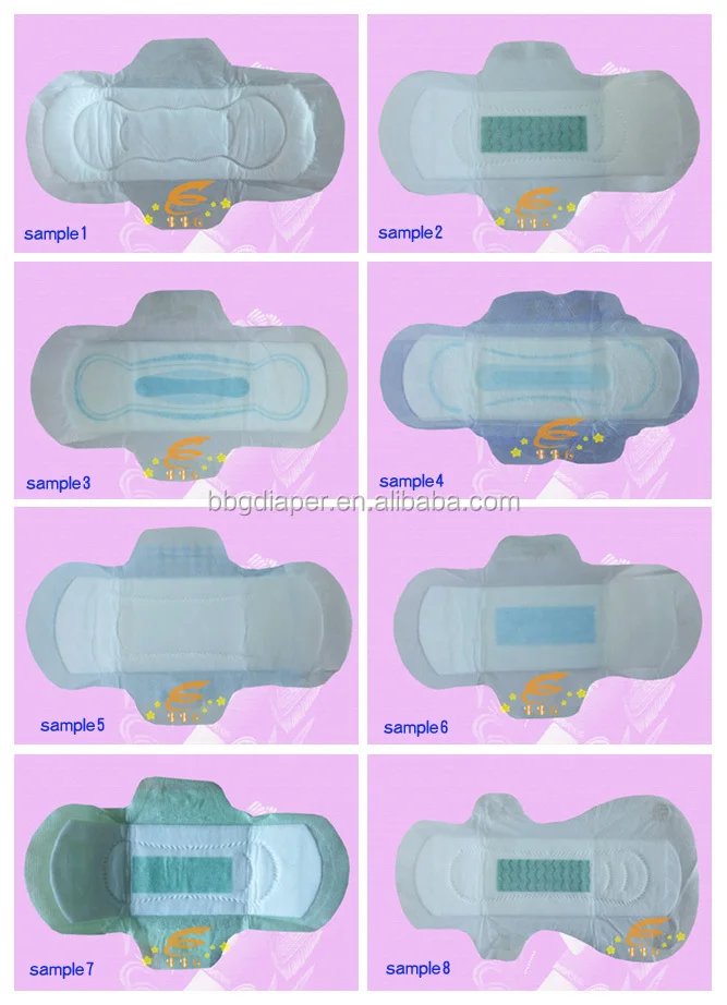 sanitary pad sample
