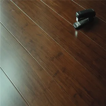 Home Solid Bamboo Flooring Coffee Brown Color Bamboo Floor