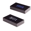 Batteries powered 10 lights black plastic led light base