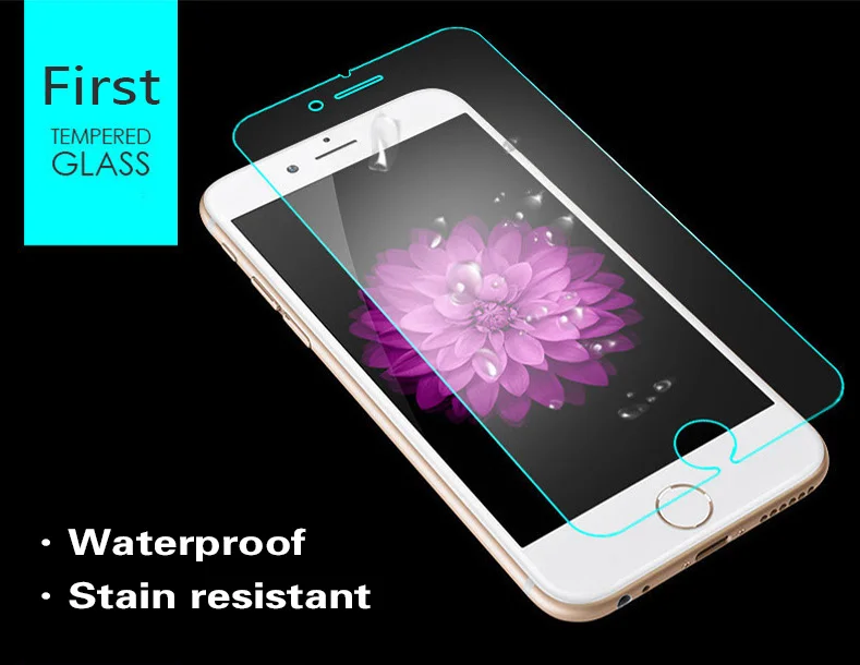 Mobile Phone Use Antifingerprint Tempered Glass Screen Protector For Iphone 5 6s 7 8 11 12 13