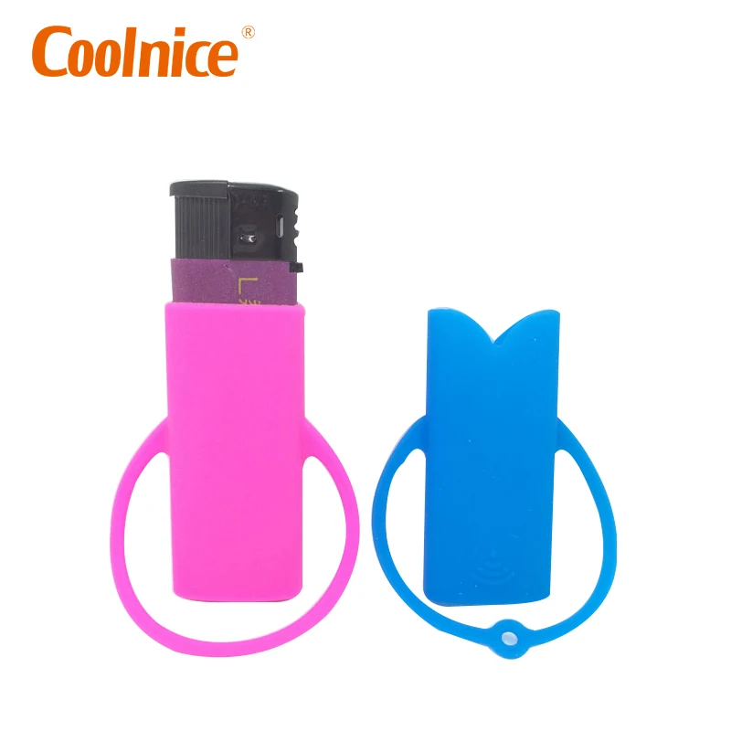 Wholesale Colorful Promotion Gift Silicone Holder Smoking Lighter Cases