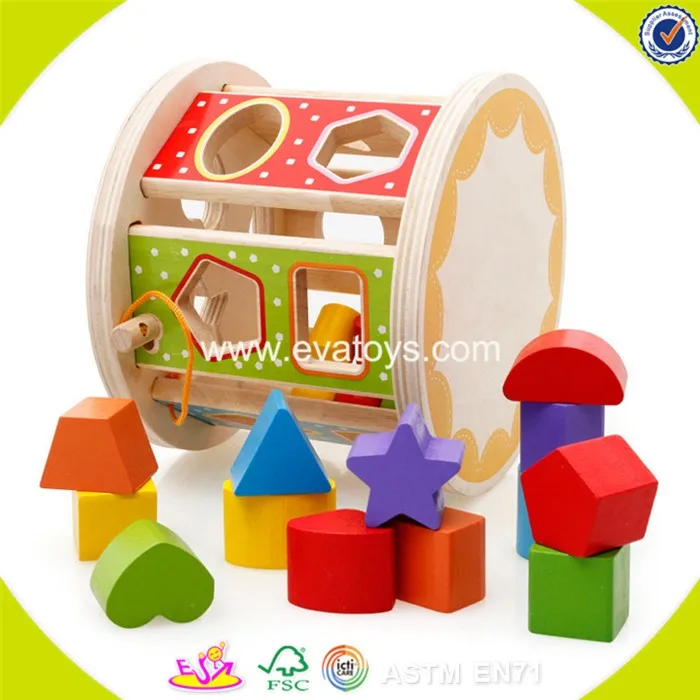 Wholesale Baby Wooden Shape Sorter Toys Multifunctional Kids Wooden