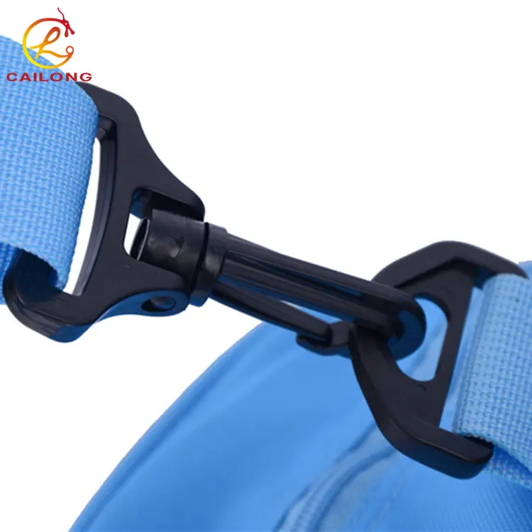 Durable large capacity black two side pocket gym duffle bag