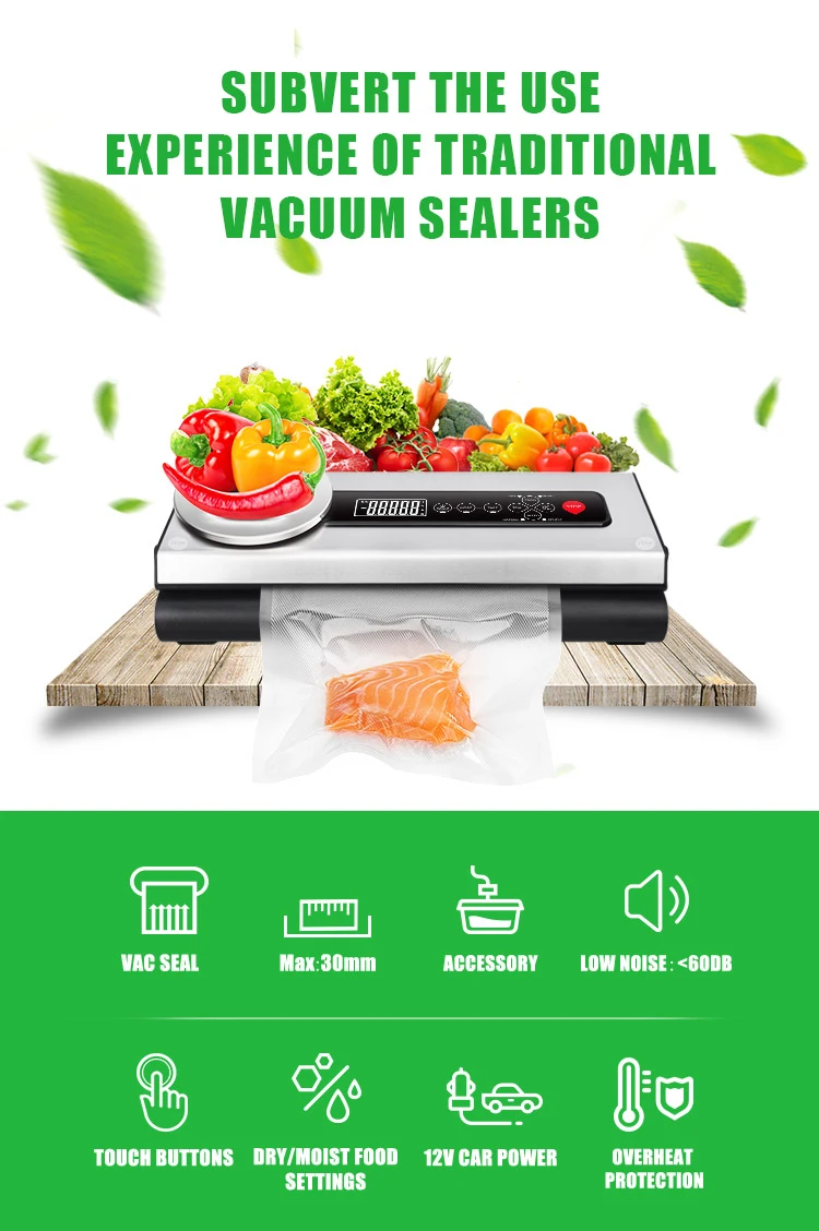 Best High Quality Portable Home Food Vacuum Sealer Machine With Scale