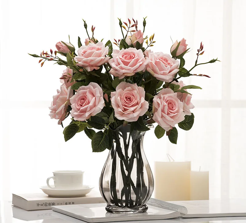 Handblown Elegant Decorative Flower Glass Vase For Sale Buy Glass