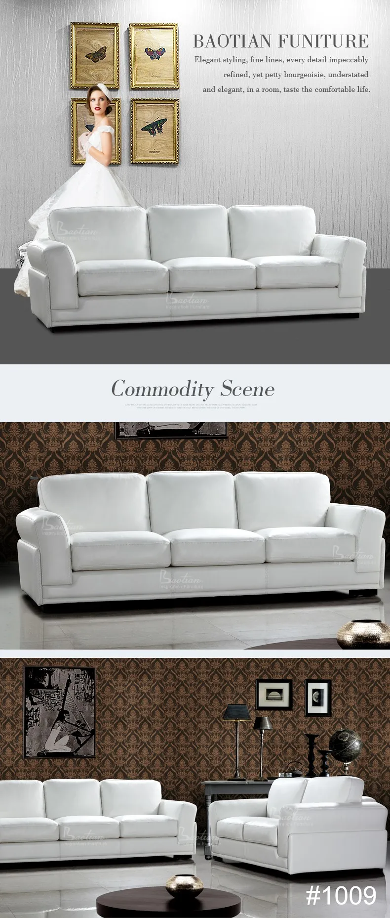 Nicoletti Italian Leather Sofa European Style Modern Full Sofas Living Room Set Model