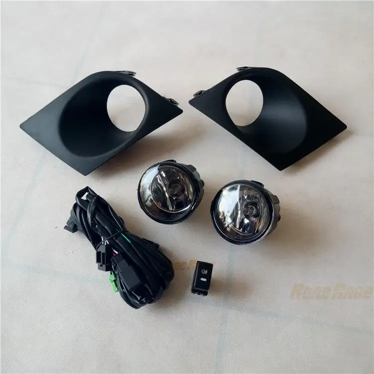 Front Driving Light Fog Lamp Kit For Nissan Tiida Latio 2005 - 2008