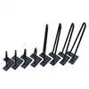 16" Black Metal 2 Rod Hairpin Legs For DIY Desk, Stand, Bench